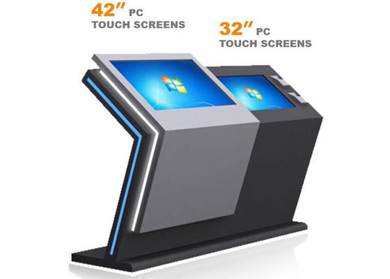 Infrared Touch Screen Information Kiosk 32GB ROM 3G 4G Module For Shopping Mall